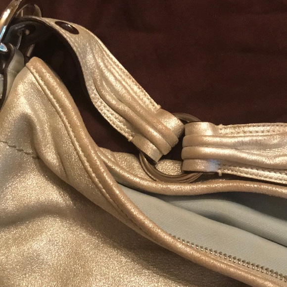 Sold!COACH BAG silver purse Tassel Cute bag - Picture 4 of 7